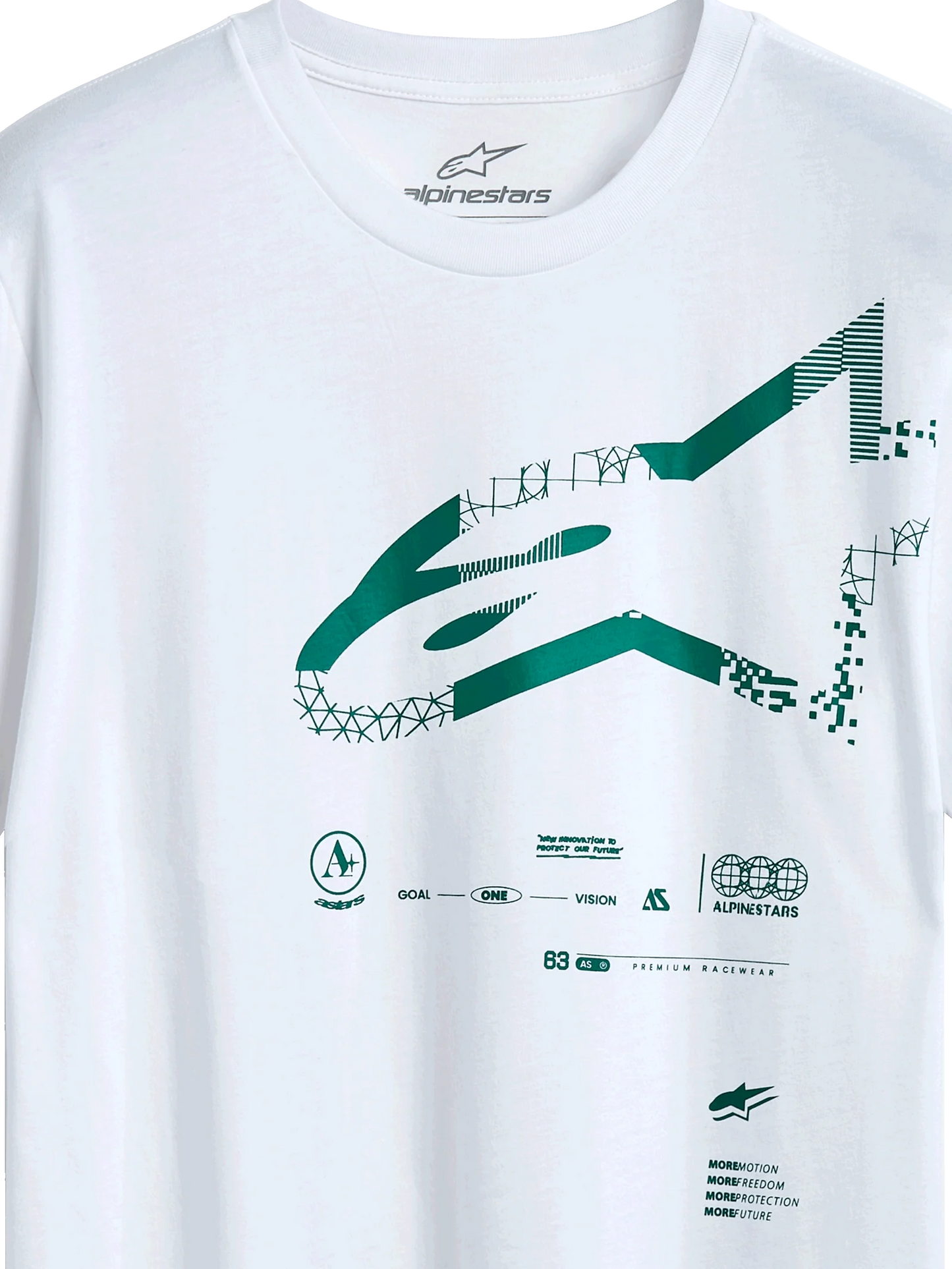 Polera Alpinestars CSF Geografica blanca