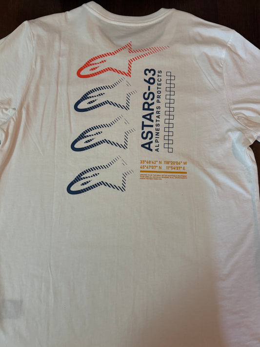 Polera Alpinestars Astars-63 blanca