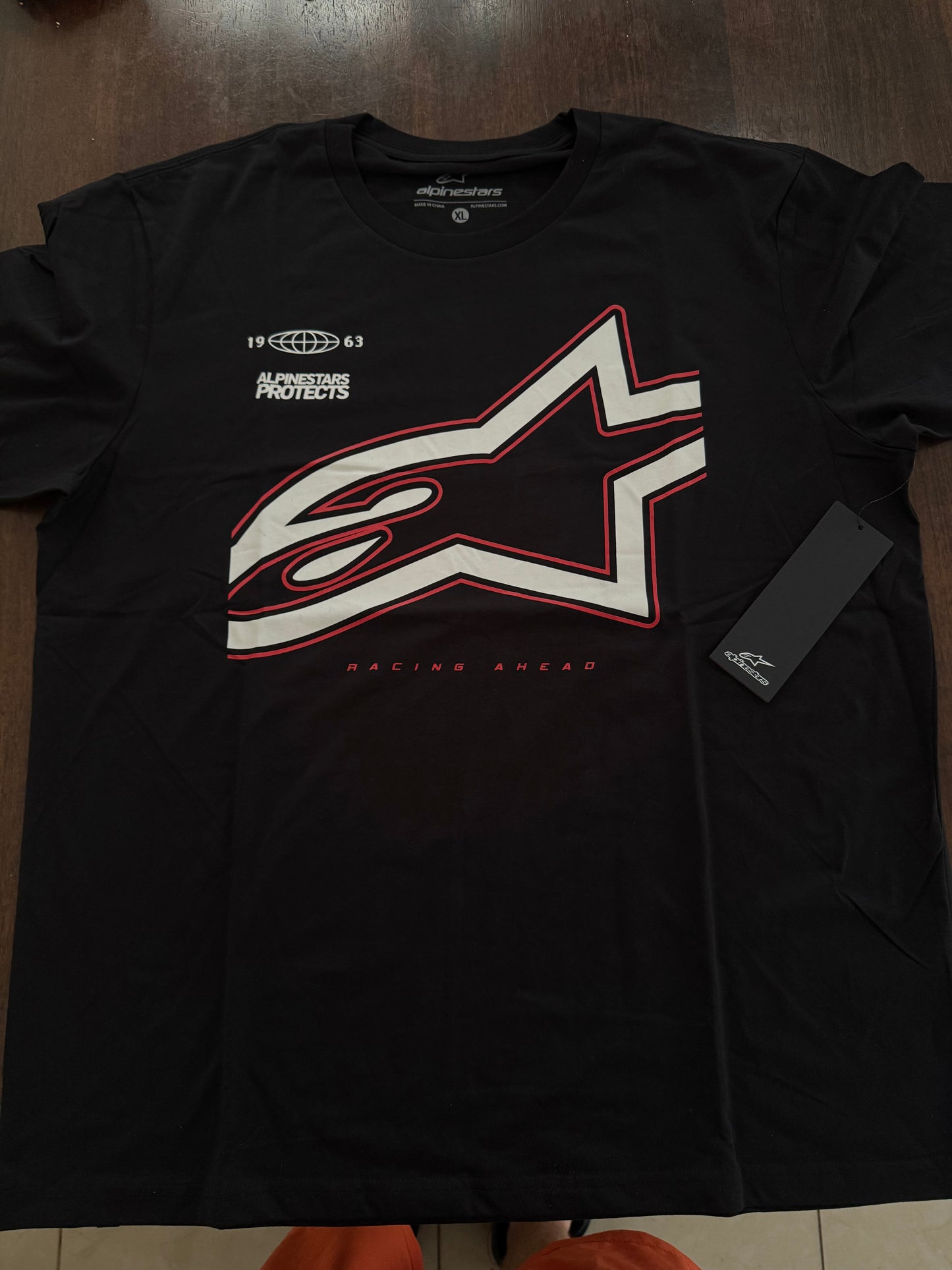 Polera Alpinestars Negro - Rojo