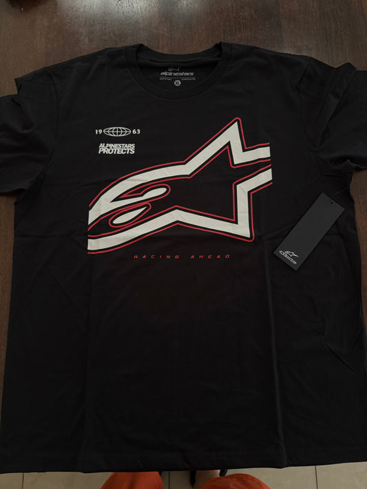Polera Alpinestars Negro - Rojo