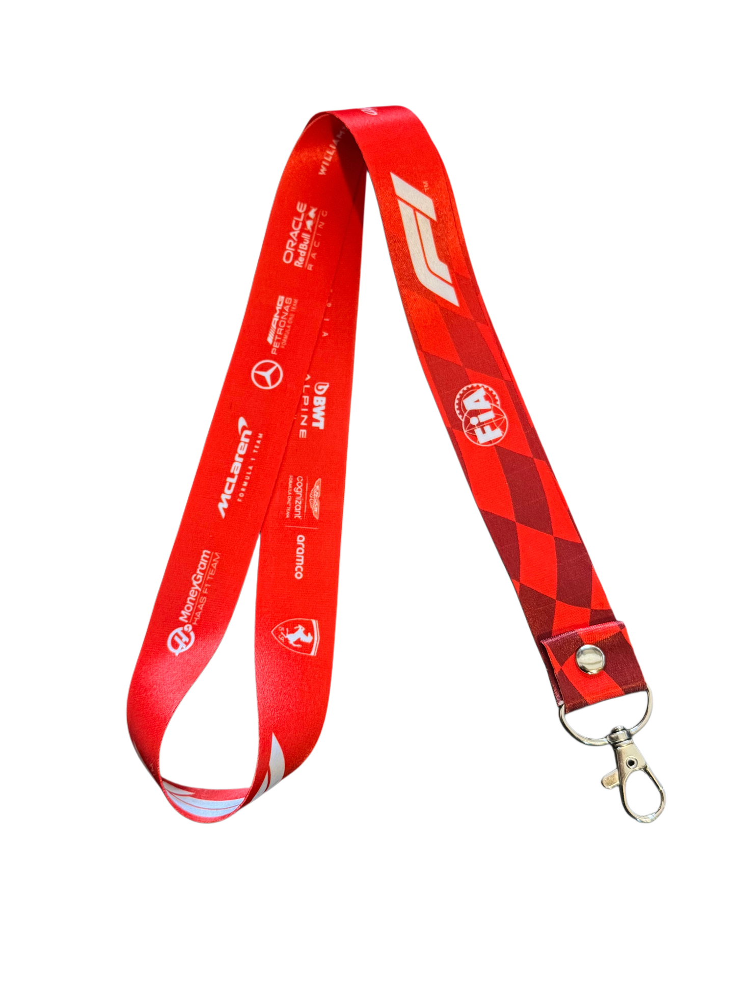Lanyard F1 Llavero Rojo