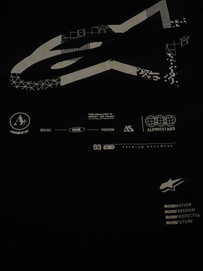 Polera Negra Alpinestars Premium racewear