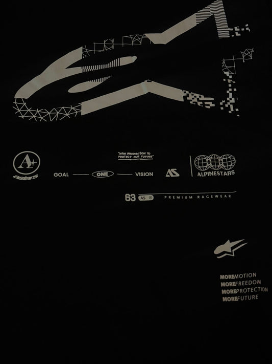 Polera Negra Alpinestars Premium racewear