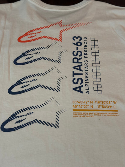 Polera Alpinestars Astars-63 blanca