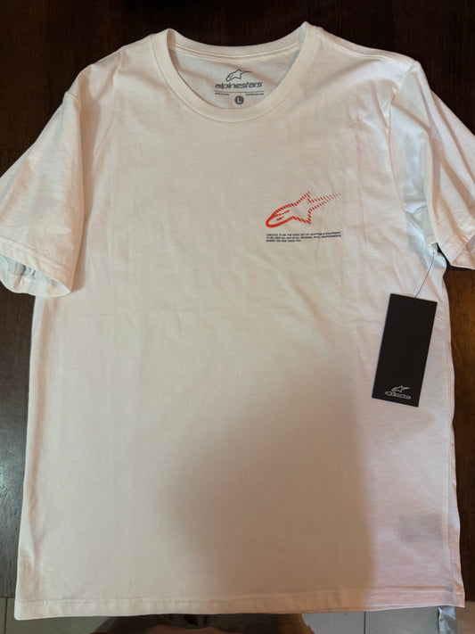 Polera Alpinestars Astars-63 blanca