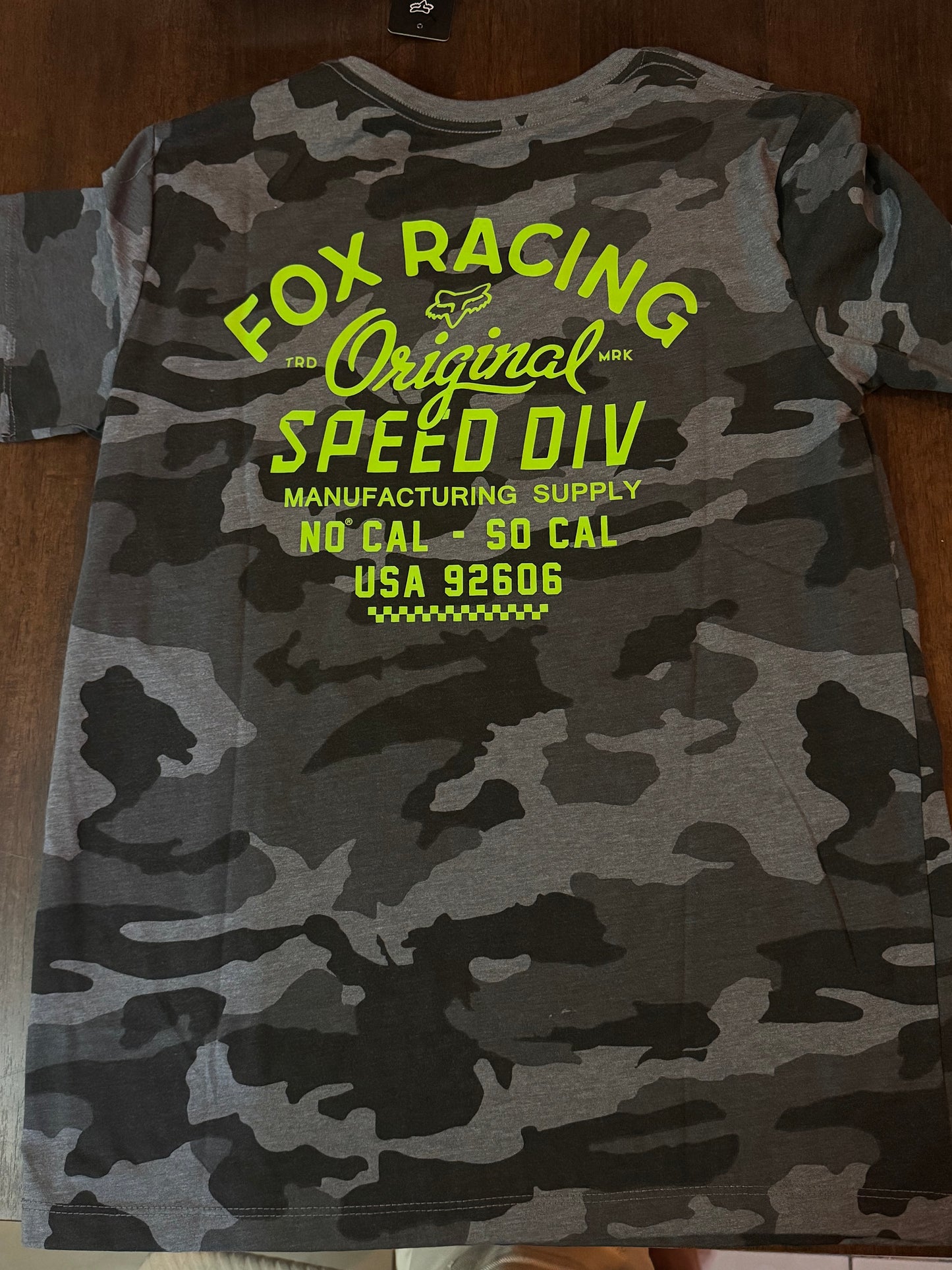 Polera Fox Racing Original Camo