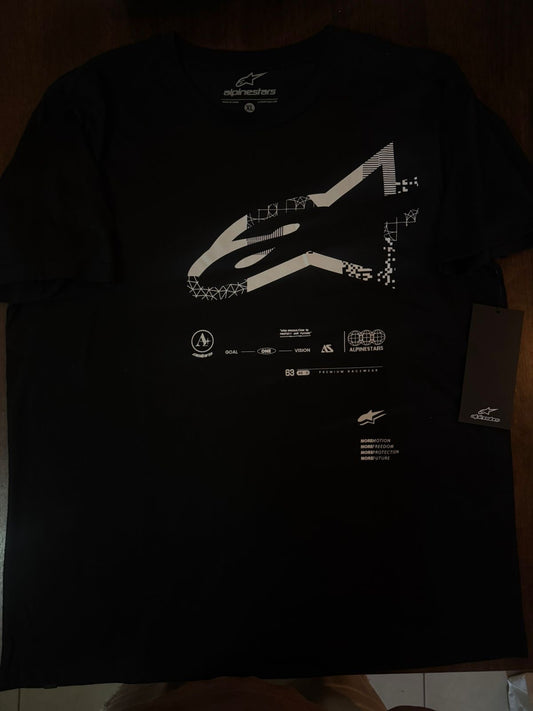 Polera Negra Alpinestars Premium racewear