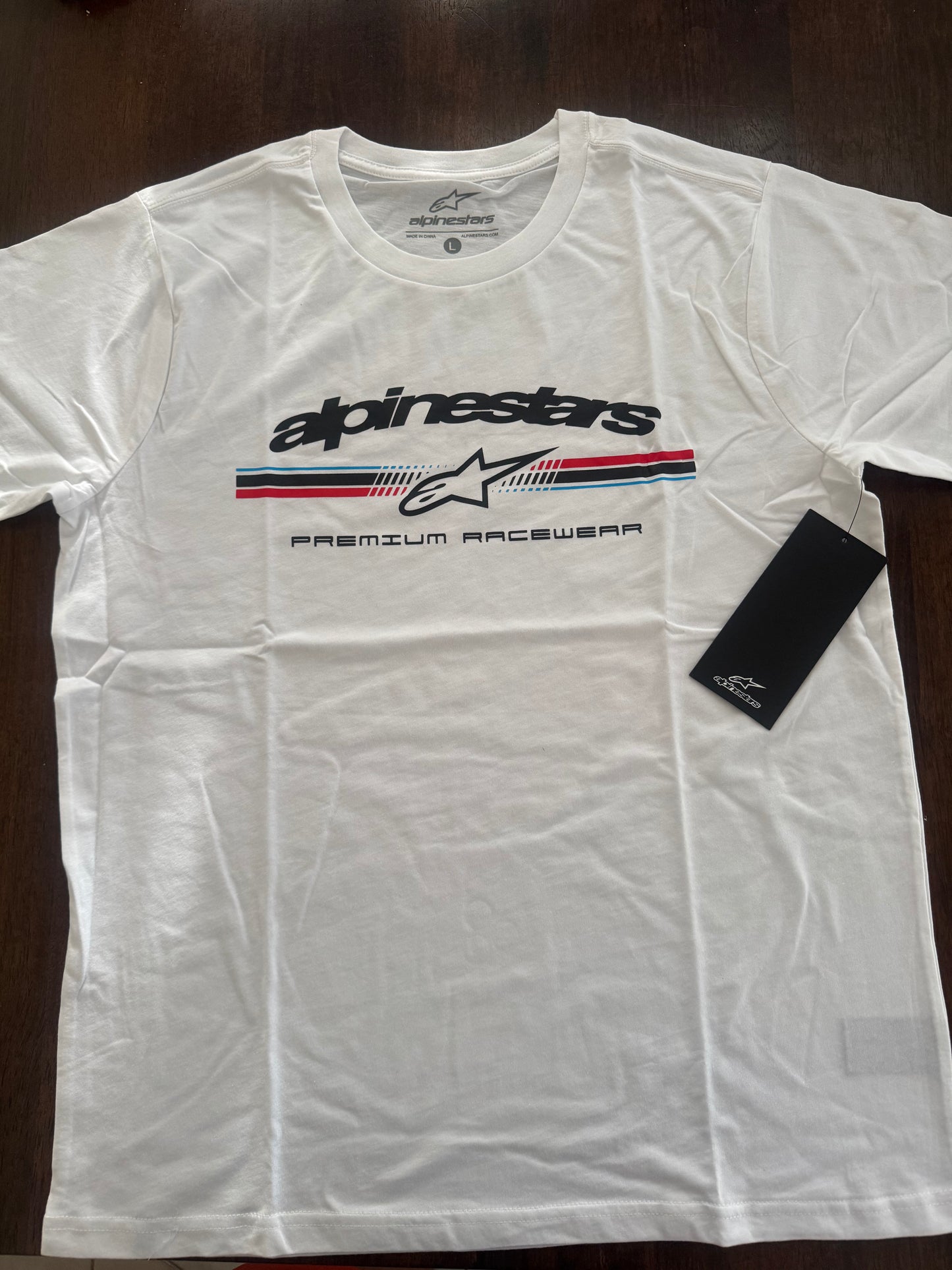 Polera Alpinestars Premium blanca