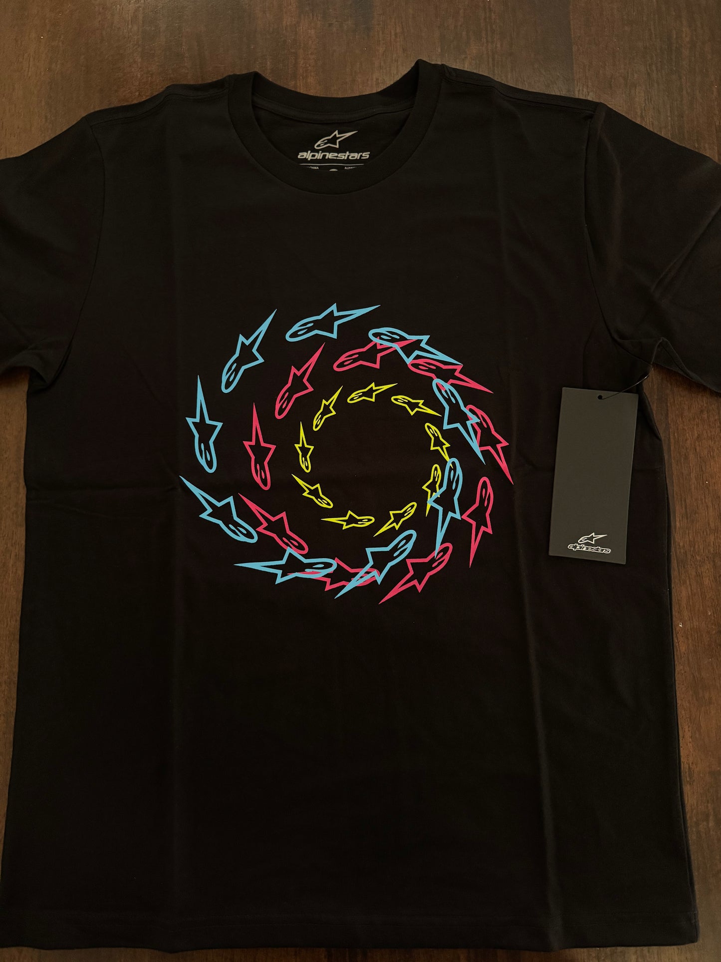 Polera Alpinestars Negra Circular