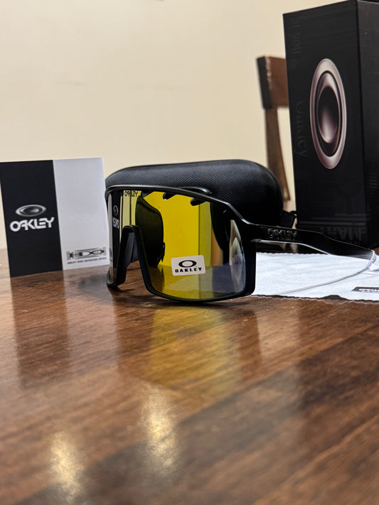 Lentes Tipo D Negro - Dorado